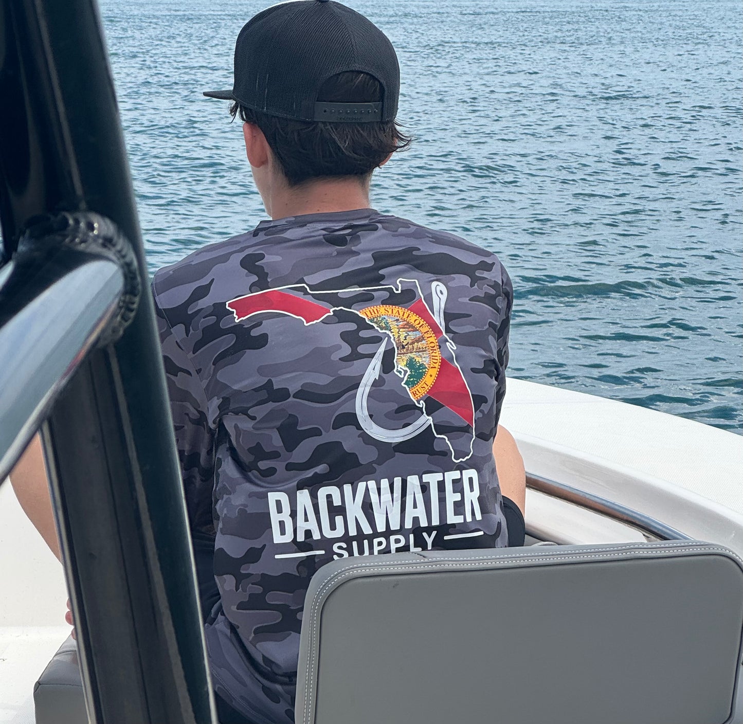 Backwater Supply – Florida Camo Performance Long Sleeve